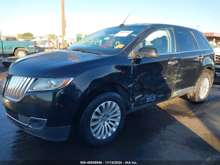 2013 Lincoln Mkx VIN: 2LMDJ6JK9DBL29673 Lot: 40849946