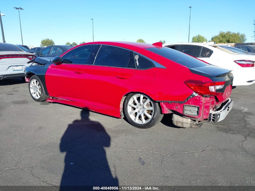 2018 Honda Accord Sport VIN: 1HGCV1F32JA256529 Lot: 40849956