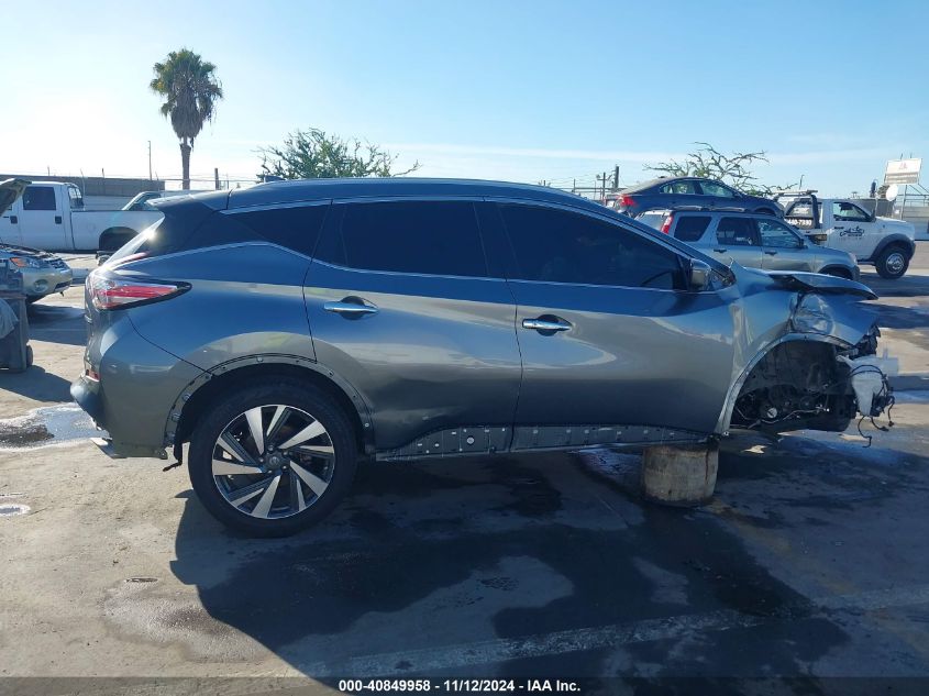 2017 Nissan Murano Platinum VIN: 5N1AZ2MG9HN157176 Lot: 40849958