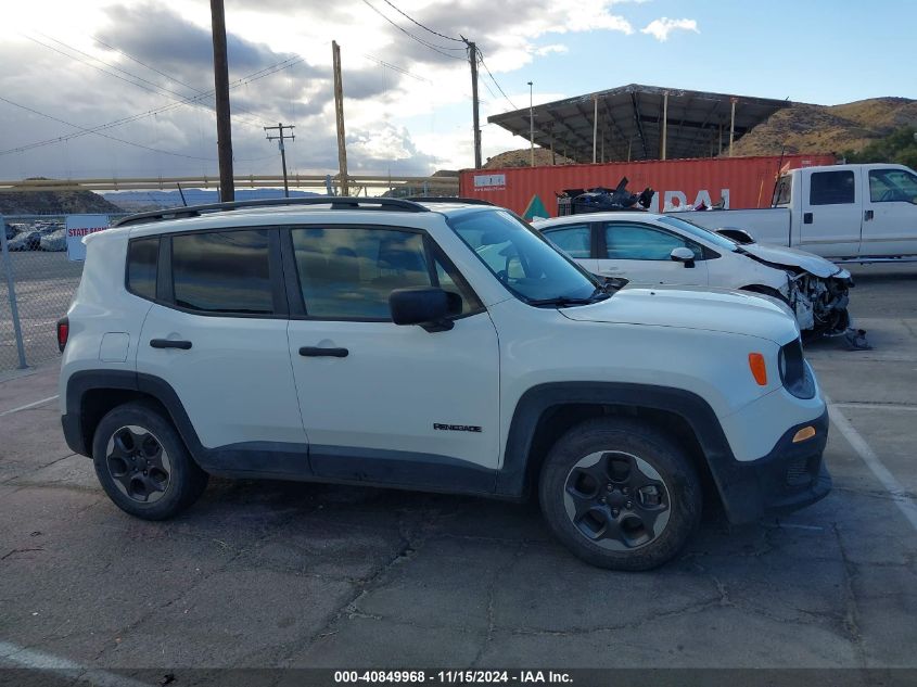 2017 Jeep Renegade Sport Fwd VIN: ZACCJAAH5HPF02075 Lot: 40849968