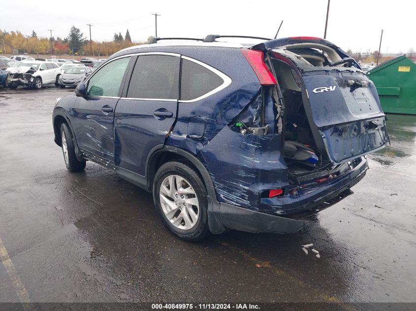 VIN 2HKRM4H70FH663634 2015 Honda CR-V, Ex-L no.3