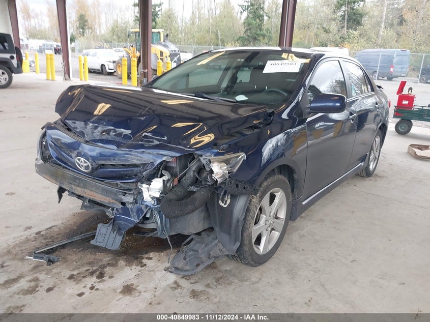 Vin: 2t1bu4ee1dc109250, lot: 41339598, toyota corolla s 20132