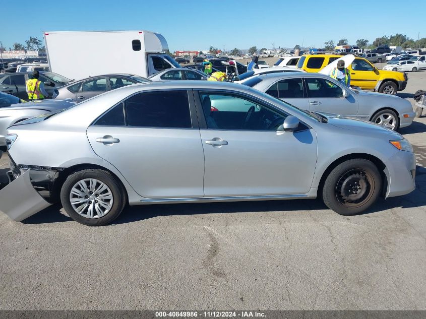 2012 Toyota Camry Le VIN: 4T1BF1FK5CU086212 Lot: 40849986