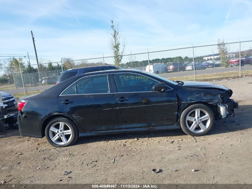 2014 Toyota Camry Se VIN: 4T1BF1FK1EU400733 Lot: 40849987