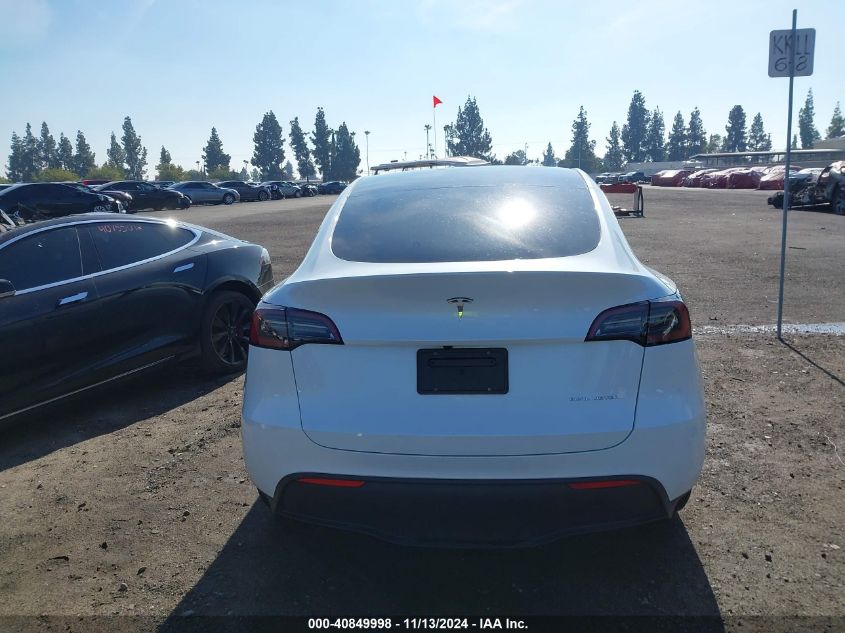 2023 Tesla Model Y Awd/Long Range Dual Motor All-Wheel Drive VIN: 7SAYGDEE4PA136010 Lot: 40849998