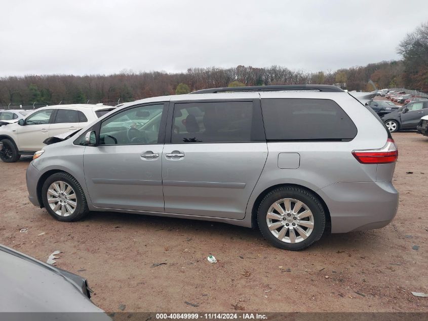 2016 Toyota Sienna Limited 7 Passenger VIN: 5TDYK3DC4GS749555 Lot: 40849999