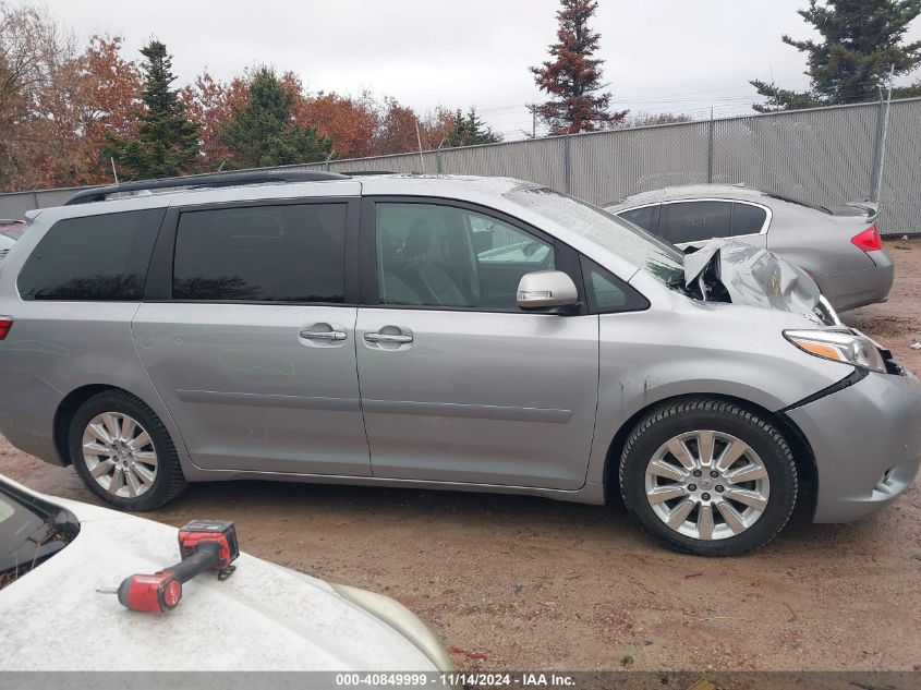 2016 Toyota Sienna Limited 7 Passenger VIN: 5TDYK3DC4GS749555 Lot: 40849999