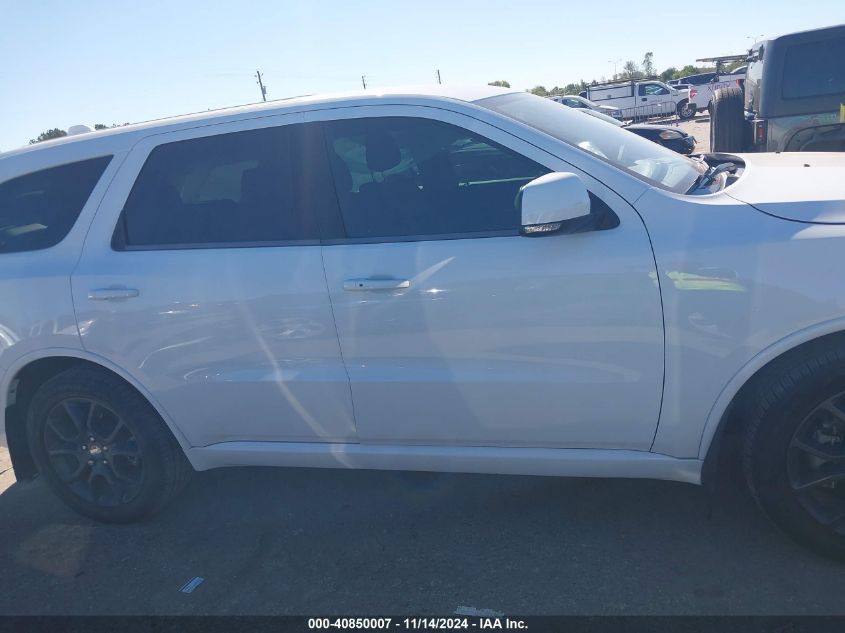 2017 Dodge Durango R/T Rwd VIN: 1C4SDHCT8HC724417 Lot: 40850007