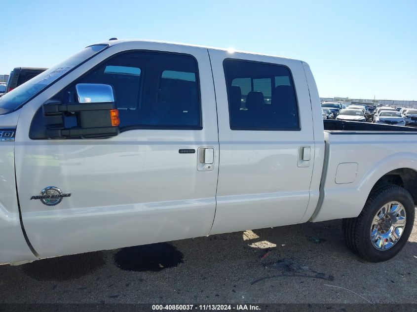 2013 Ford F-250 Lariat VIN: 1FT7W2BT1DEB33486 Lot: 40850037