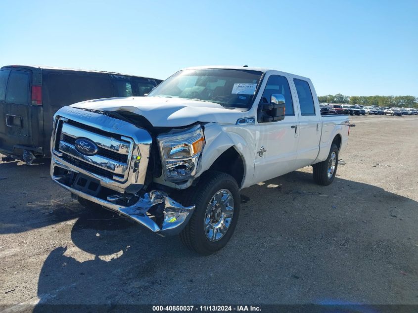 2013 Ford F-250 Lariat VIN: 1FT7W2BT1DEB33486 Lot: 40850037