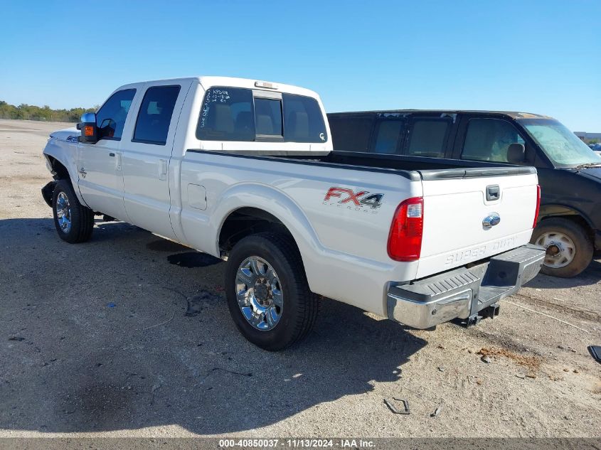 2013 Ford F-250 Lariat VIN: 1FT7W2BT1DEB33486 Lot: 40850037