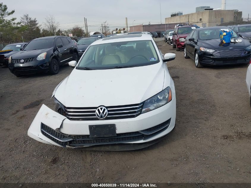 2013 Volkswagen Passat 2.5L Se VIN: 1VWBP7A37DC112141 Lot: 40850039