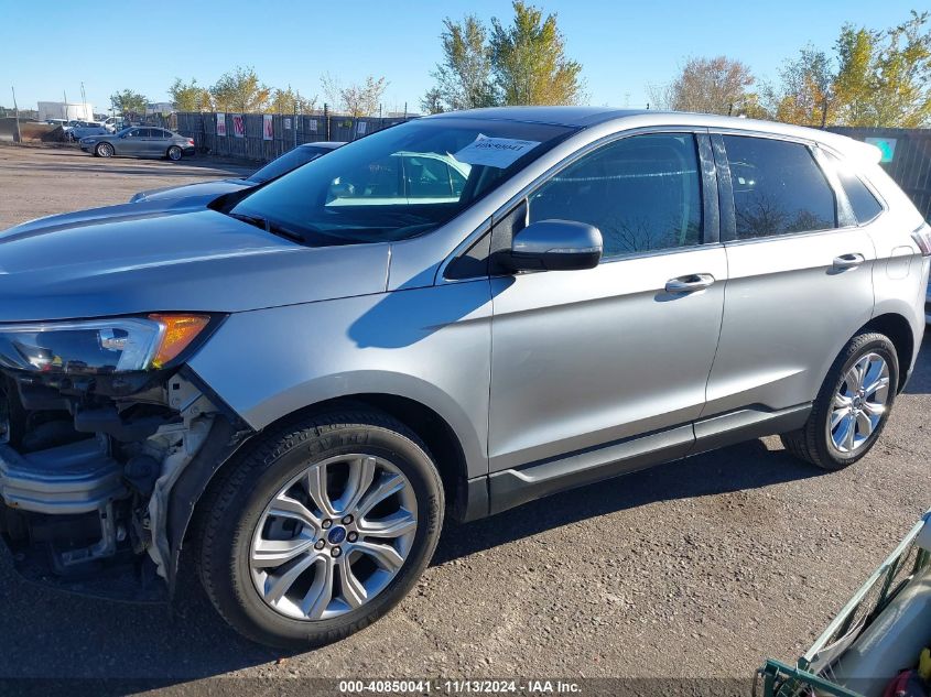 2022 Ford Edge Titanium VIN: 2FMPK4K94NBB05993 Lot: 40850041