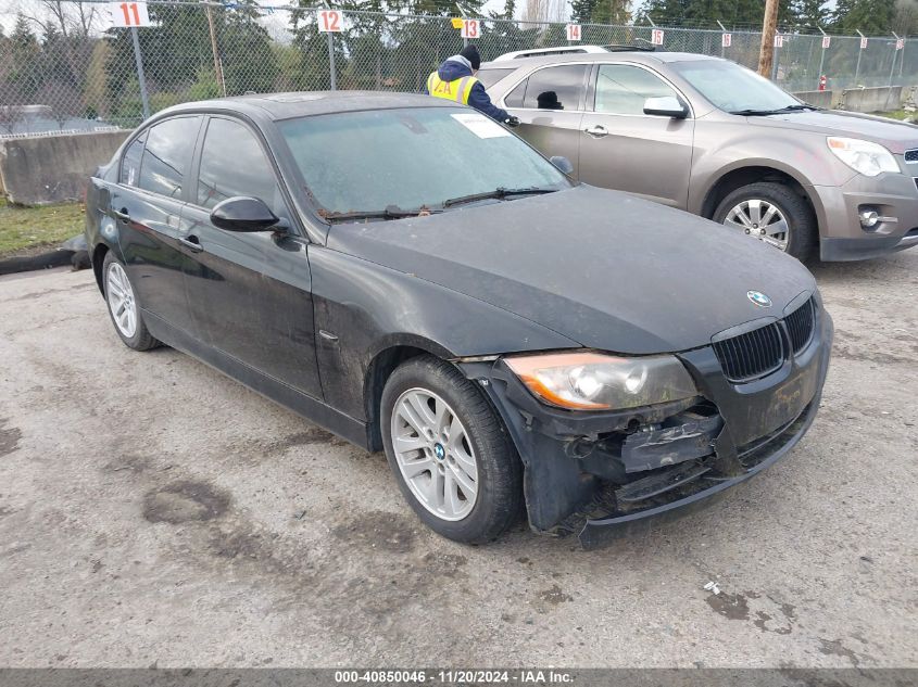 2006 BMW 325I VIN: WBAVB17526NH93451 Lot: 40850046