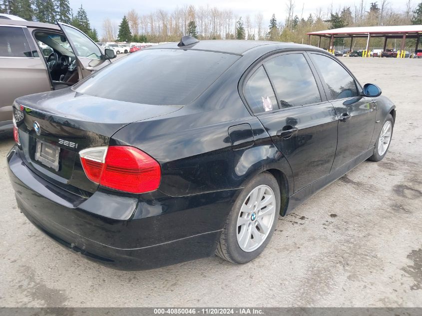 2006 BMW 325I VIN: WBAVB17526NH93451 Lot: 40850046