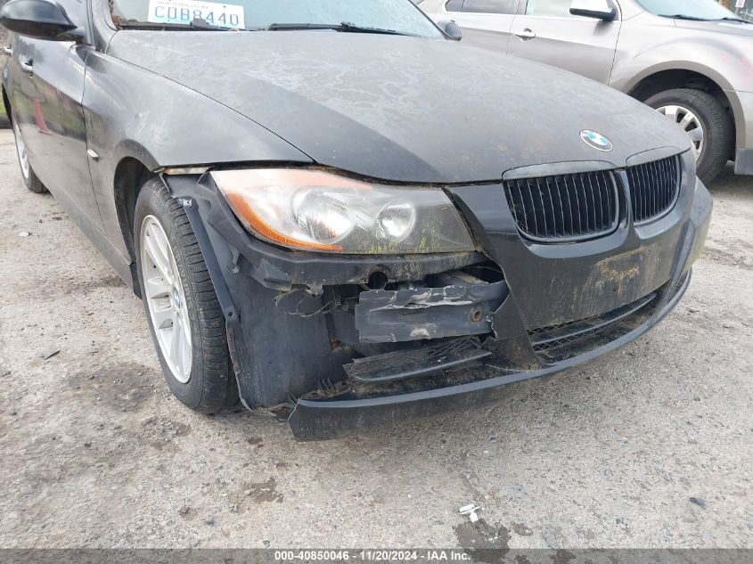 2006 BMW 325I VIN: WBAVB17526NH93451 Lot: 40850046