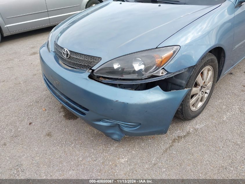 2002 Toyota Camry Xle VIN: 4T1BE32K72U592904 Lot: 40850067