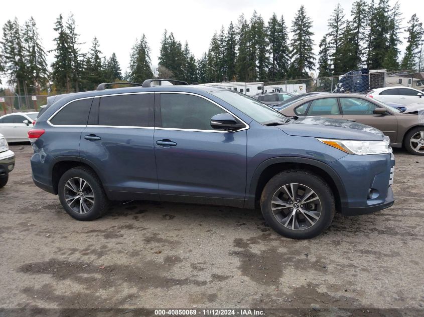 2019 Toyota Highlander Le VIN: 5TDZZRFH7KS322424 Lot: 40850069