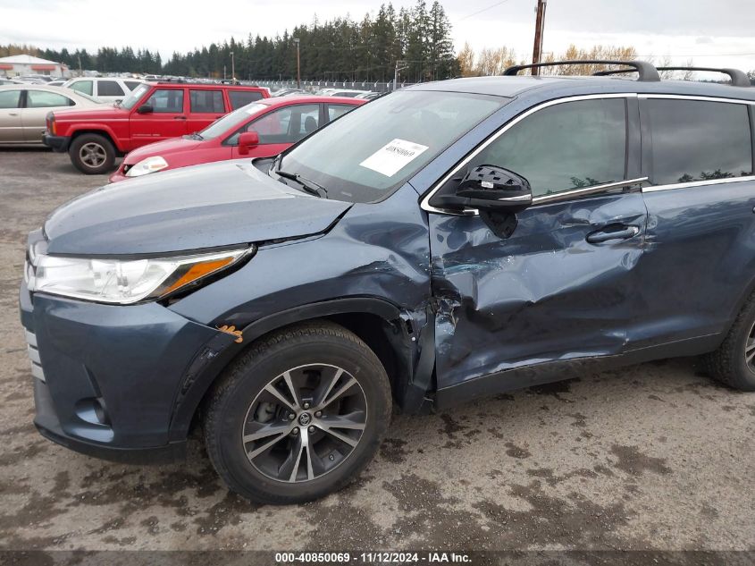 2019 Toyota Highlander Le VIN: 5TDZZRFH7KS322424 Lot: 40850069