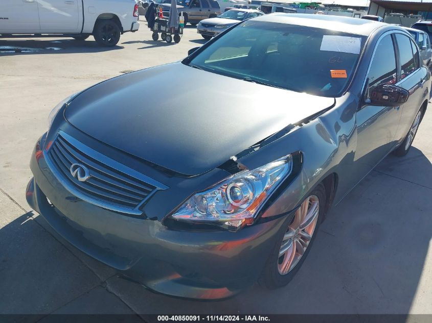 2012 Infiniti G37 Journey VIN: JN1CV6AP7CM624309 Lot: 40850091