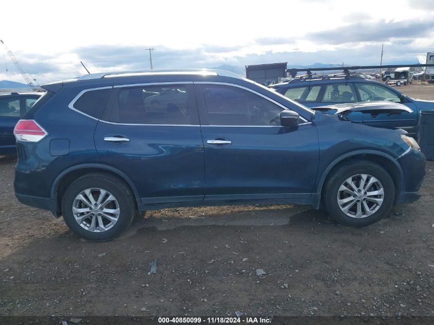 2015 Nissan Rogue Sv VIN: KNMAT2MT3FP563507 Lot: 40850099