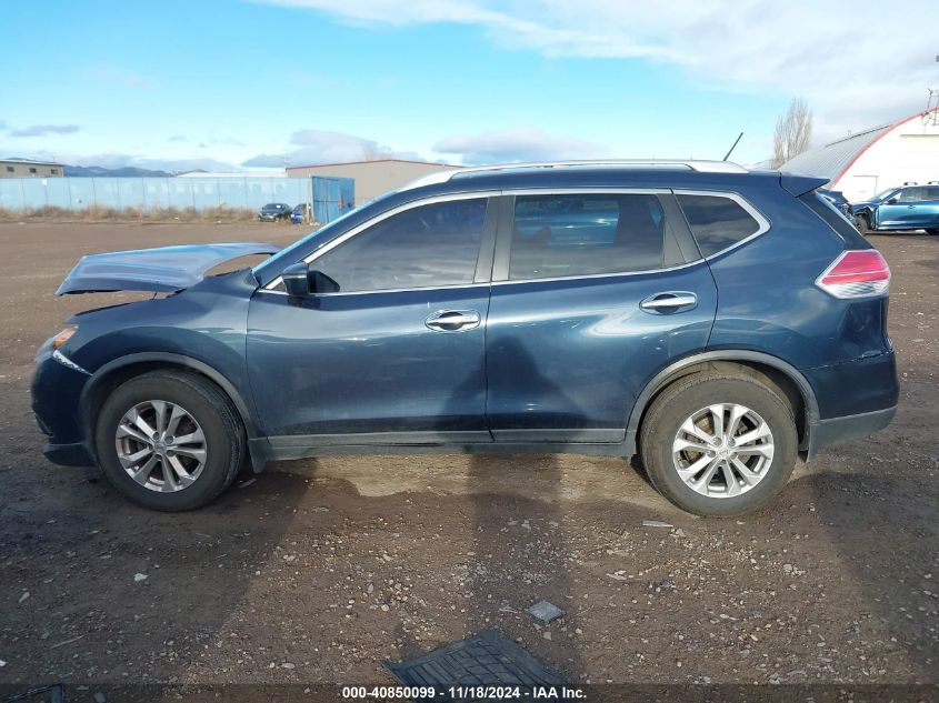 2015 Nissan Rogue Sv VIN: KNMAT2MT3FP563507 Lot: 40850099