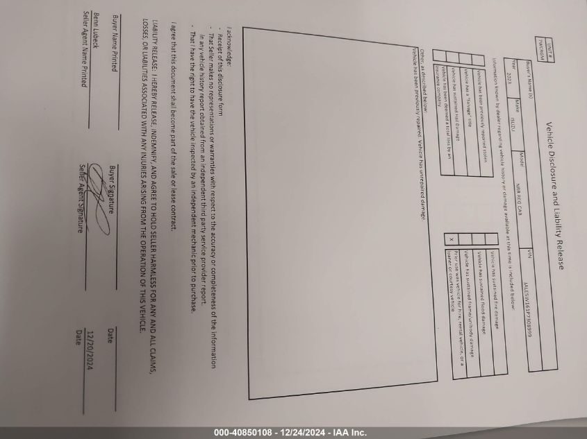 2023 Isuzu Nrr VIN: JALE5W161P7308999 Lot: 40850108