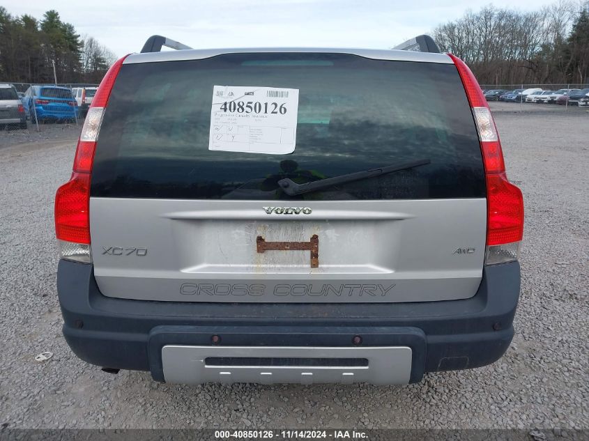 2007 Volvo Xc70 2.5T VIN: YV4SZ592971259040 Lot: 40850126