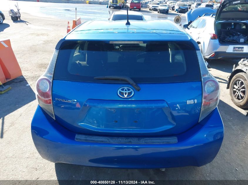 2012 Toyota Prius C One VIN: JTDKDTB32C1503873 Lot: 40850128