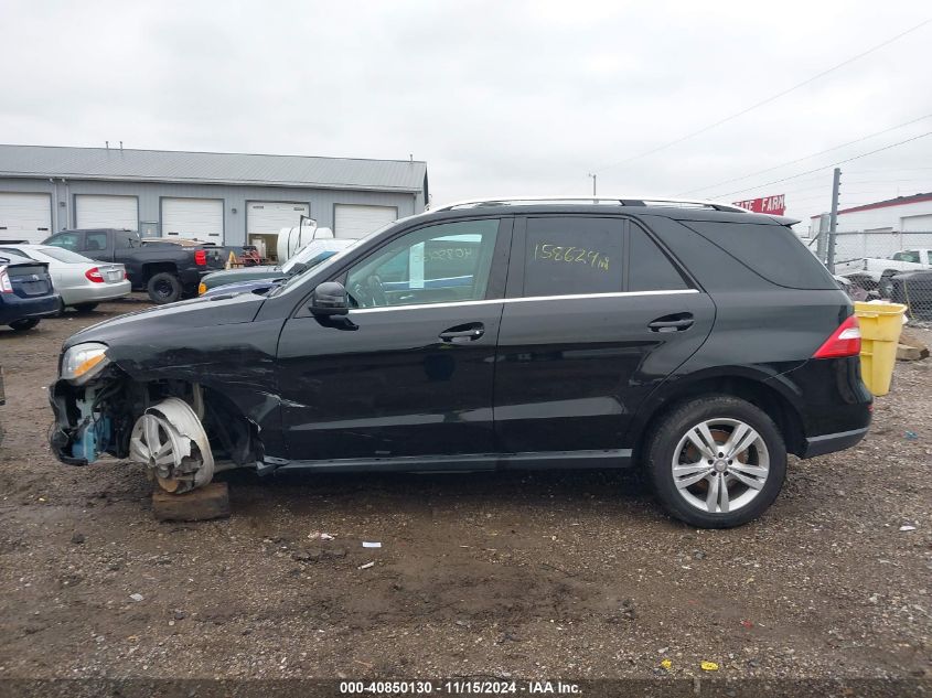 2013 Mercedes-Benz Ml 350 VIN: 4JGDA5JB0DA195170 Lot: 40850130