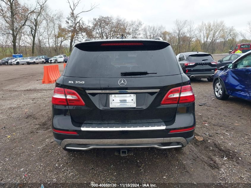 2013 Mercedes-Benz Ml 350 VIN: 4JGDA5JB0DA195170 Lot: 40850130