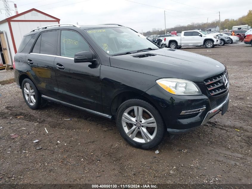 2013 Mercedes-Benz Ml 350 VIN: 4JGDA5JB0DA195170 Lot: 40850130