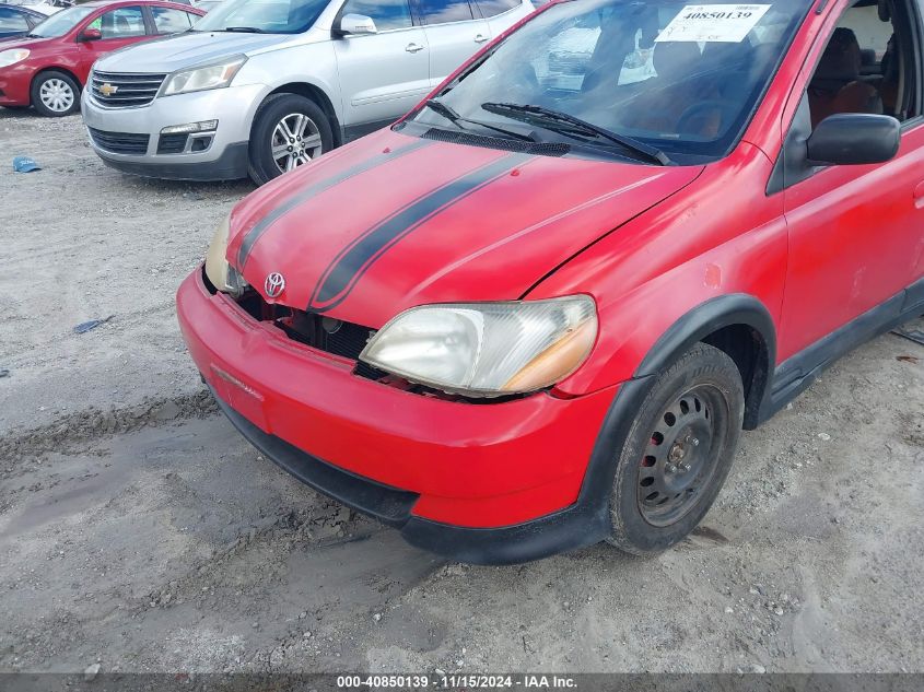 2000 Toyota Echo VIN: JTDBT1232Y0053520 Lot: 40850139