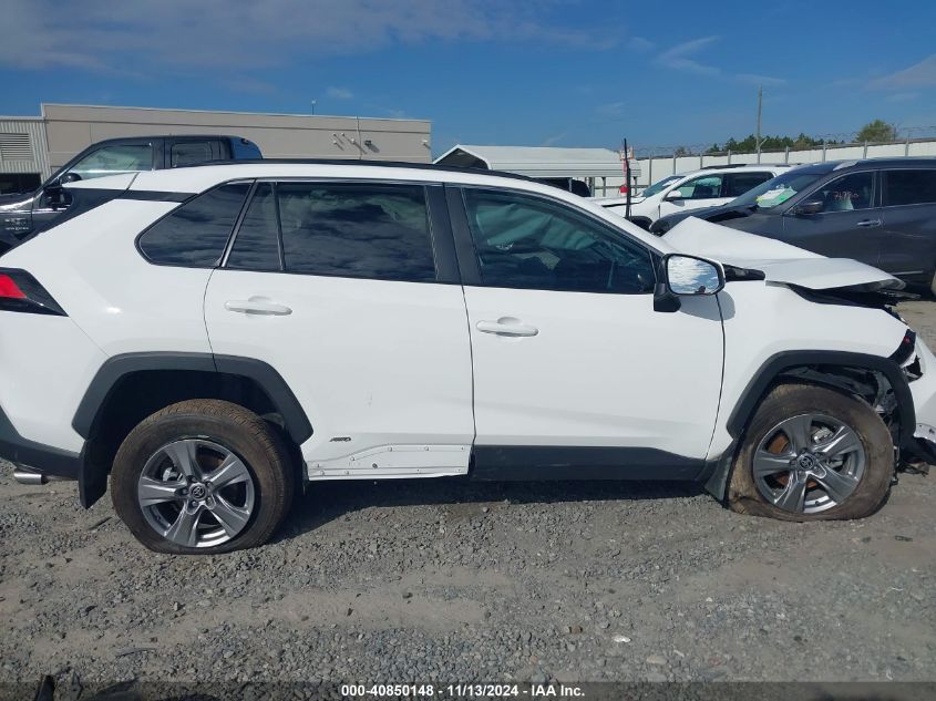 2024 Toyota Rav4 Hybrid Xle VIN: 2T3RWRFV6RW201374 Lot: 40850148