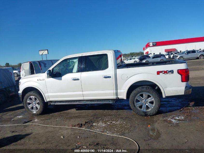 2018 Ford F-150 Lariat VIN: 1FTEW1EG9JKE34150 Lot: 40850190