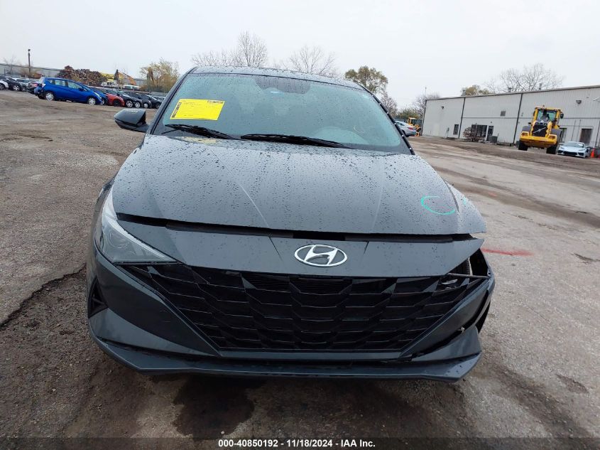 2023 Hyundai Elantra Hybrid Blue VIN: KMHLM4AJ3PU082806 Lot: 40850192