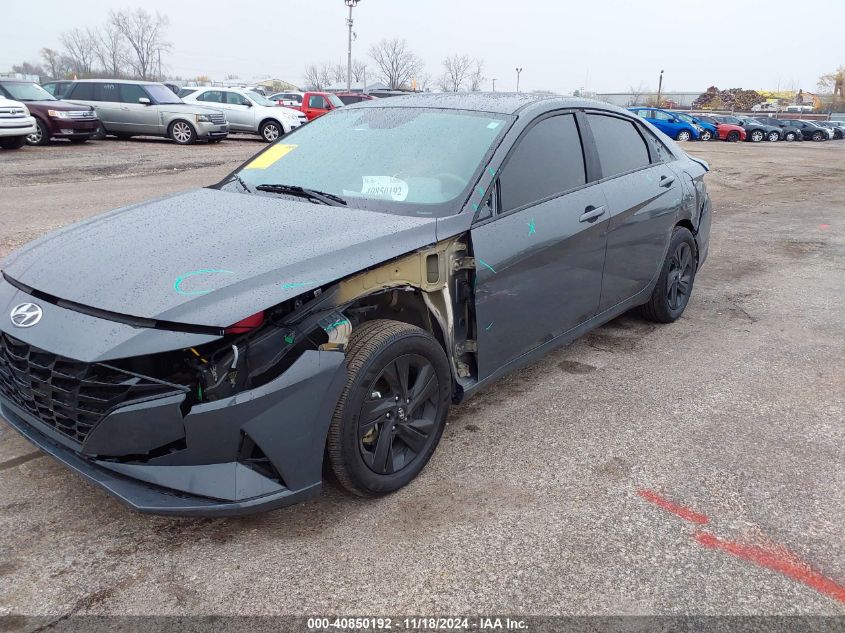 2023 Hyundai Elantra Hybrid Blue VIN: KMHLM4AJ3PU082806 Lot: 40850192