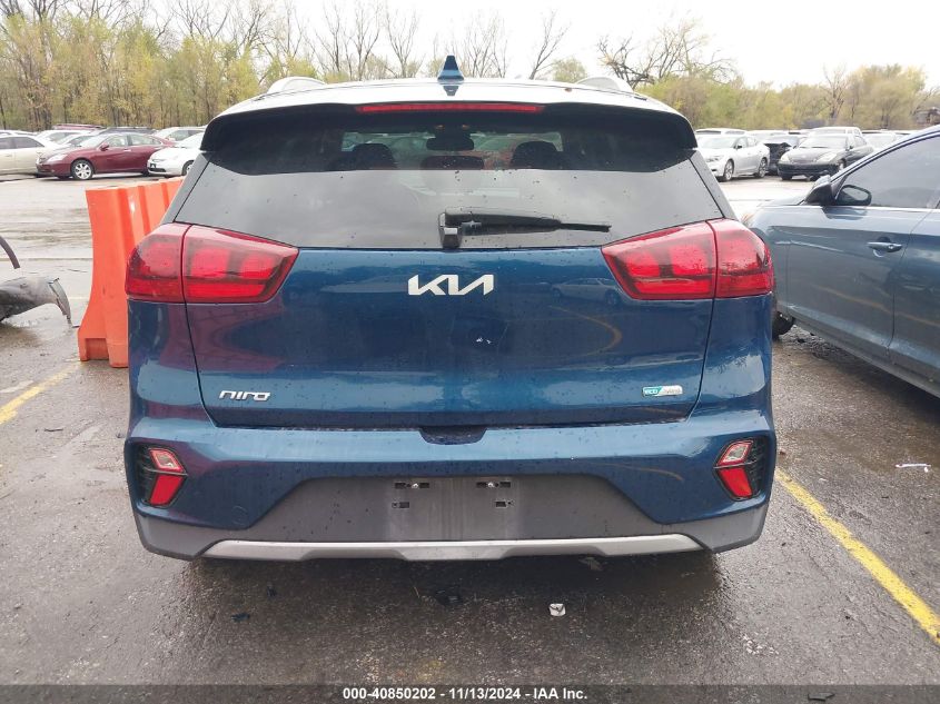 2022 Kia Niro Lxs VIN: KNDCB3LC5N5534572 Lot: 40850202