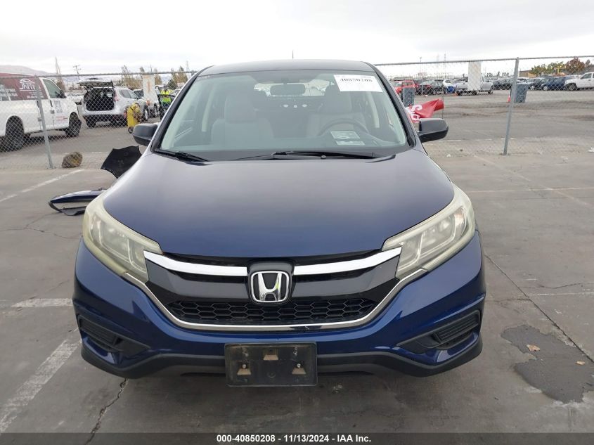 2015 Honda Cr-V Lx VIN: 3CZRM3H38FG706644 Lot: 40850208