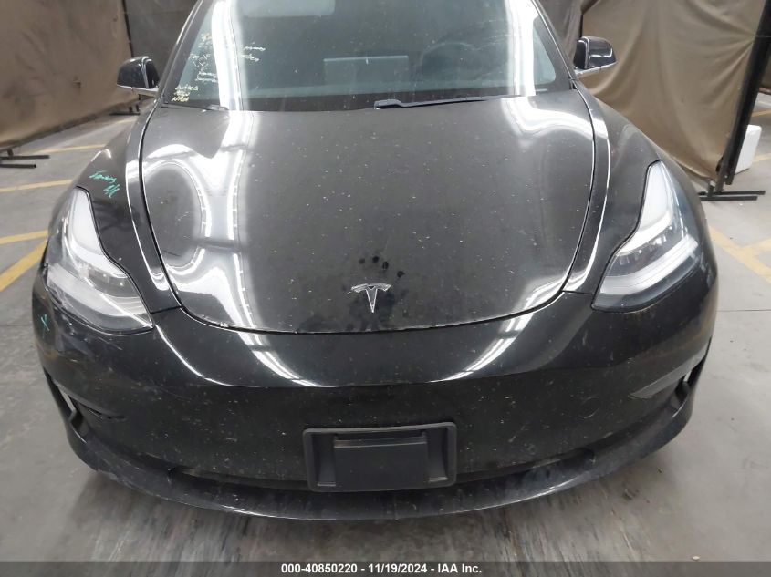 2020 Tesla Model 3 Standard Range Plus Rear-Wheel Drive/Standard Range Rear-Wheel Drive VIN: 5YJ3E1EA5LF609287 Lot: 40850220