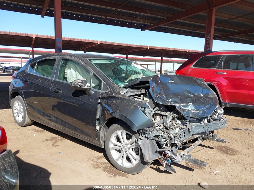 2019 CHEVROLET CRUZE VIN: 3G1BE6SM2KS576173