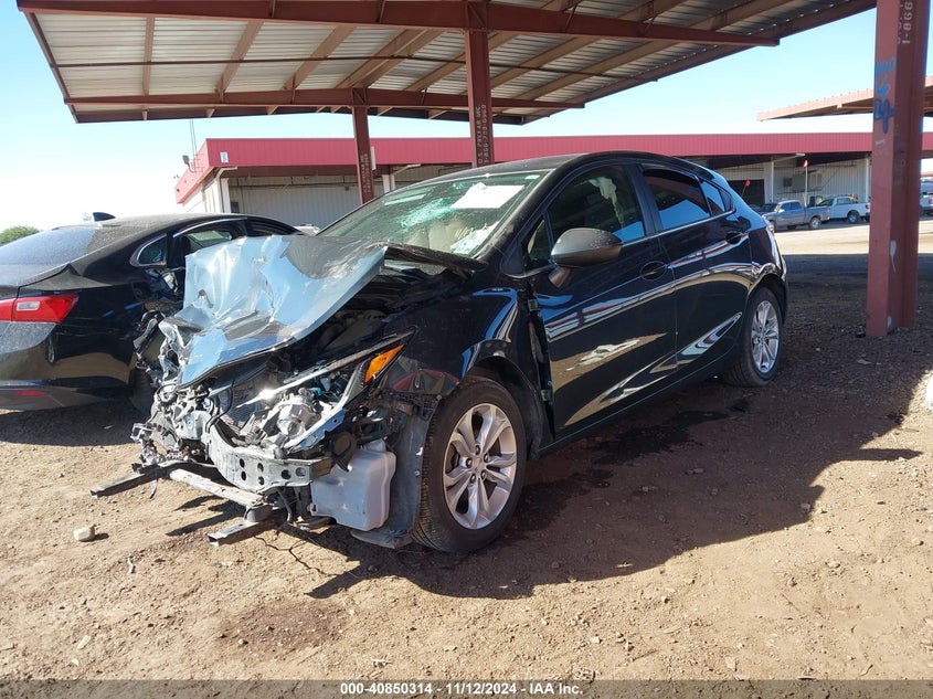 2019 CHEVROLET CRUZE VIN: 3G1BE6SM2KS576173