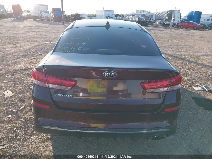 2019 Kia Optima Lx VIN: 5XXGT4L30KG378274 Lot: 40850315