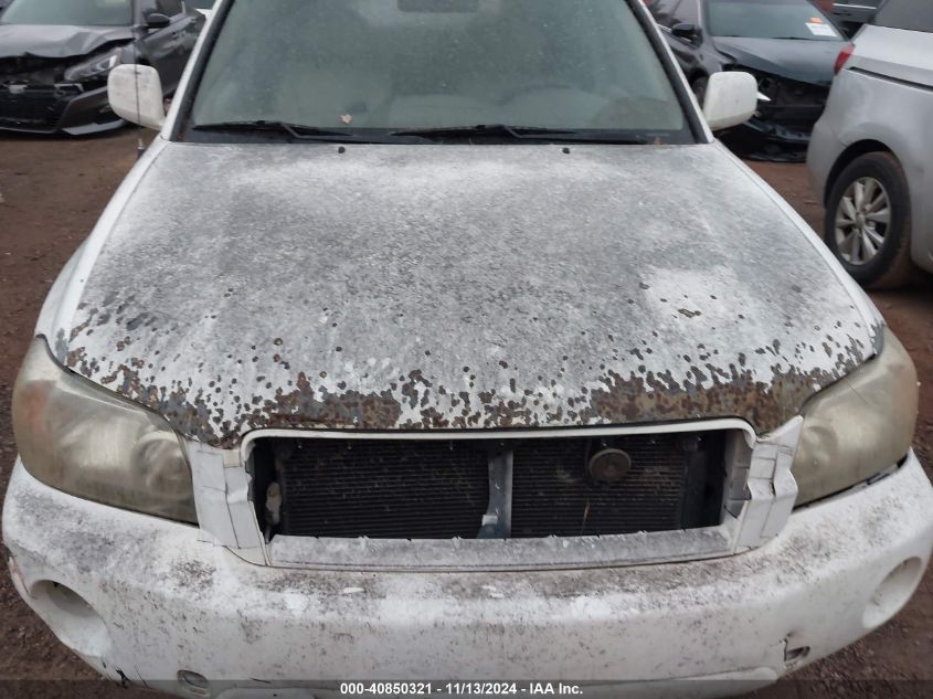 2006 Toyota Highlander V6 VIN: JTEDP21A060105173 Lot: 40850321