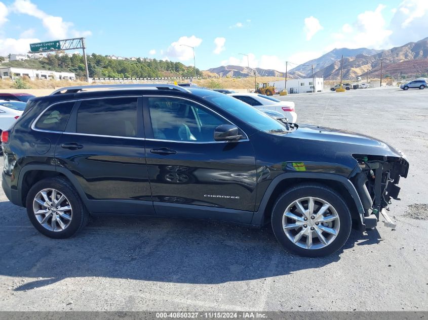 2014 Jeep Cherokee Limited VIN: 1C4PJLDS2EW283370 Lot: 40850327