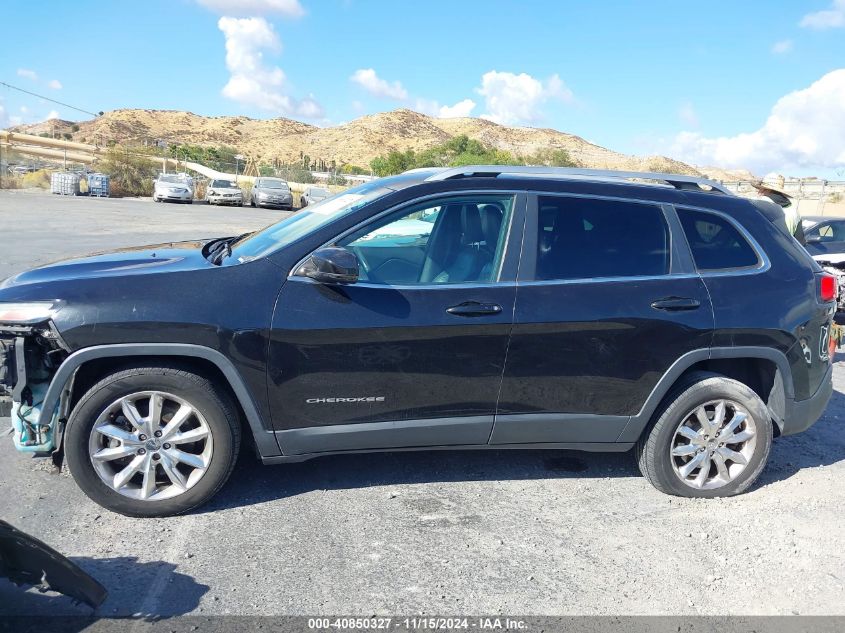 2014 Jeep Cherokee Limited VIN: 1C4PJLDS2EW283370 Lot: 40850327