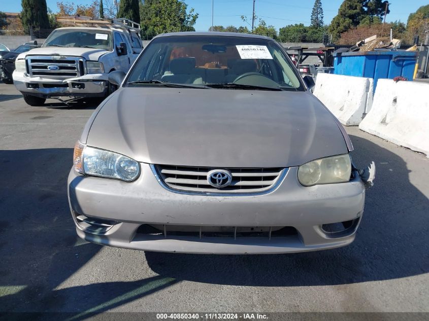 2001 Toyota Corolla Le VIN: 1NXBR12E91Z445775 Lot: 40850340