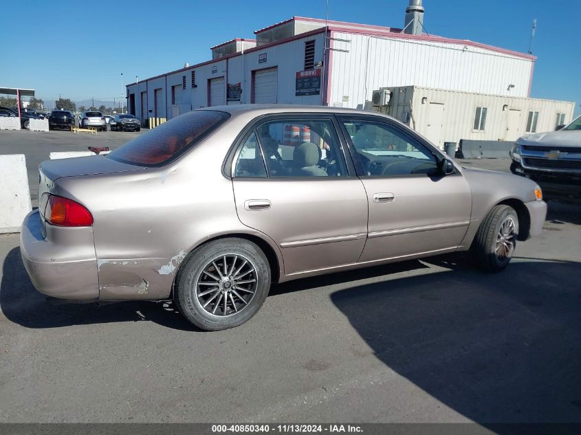 2001 Toyota Corolla Le VIN: 1NXBR12E91Z445775 Lot: 40850340