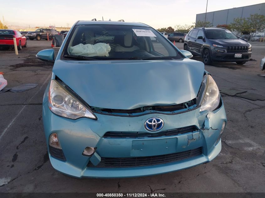 VIN JTDKDTB34E1072181 2014 Toyota Prius, C One no.12