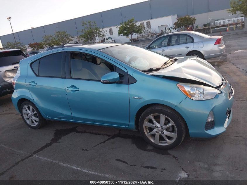 VIN JTDKDTB34E1072181 2014 Toyota Prius, C One no.13